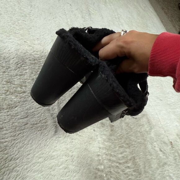 Vintage Y2K Unionbay Women’s Fur Lined Mule Clogs - Picture 3 of 5